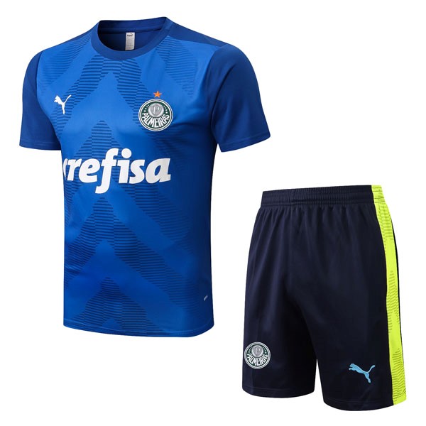 Camiseta Entrenamiento Palmeiras Conjunto Completo 2022/2023 Azul
